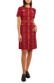 Misook Bold Plaid Knit Sheath Dress at Nordstrom