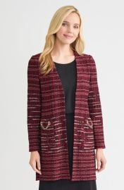 Misook Heritage Multi-Stitch Knit Jacket at Nordstrom