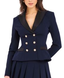 Miss Circle Nasia Double Breast Backless Blazer Bloomingdalex27s Women at Bloomingdales
