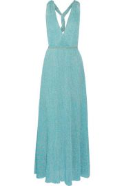 Missoni - Metallic crochet-knit maxi dress at Net A Porter