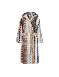 Missoni Home Giacomo hooded bathrobe at Cettire