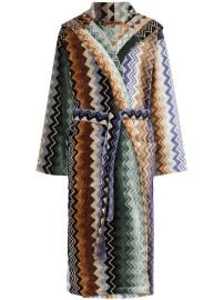 Missoni Home Giacomo hooded bathrobe at Farfetch