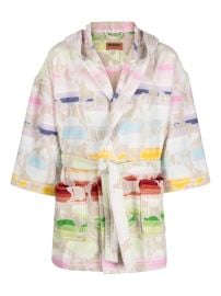 Missoni Home graphic-print Bath Robe Neutrals at Farfetch