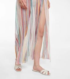 Missoni Mare - Striped knit maxi skirt at Mytheresa