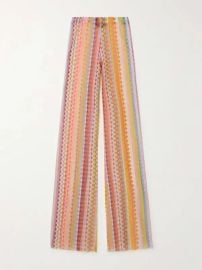 Missoni Mare Striped Cotton and Silk blend Coverup and Pants at Net a Porter