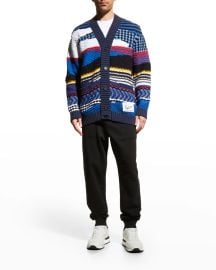 Missoni Menx27s Multi-Panel Jacquard Cardigan at Neiman Marcus