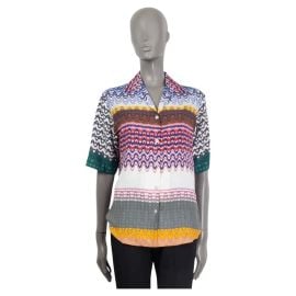 Missoni Multicolored Viscose Zig Zag Shirt at 1st Dibs