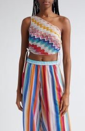 Missoni One Shoulder Crop Top at Nordstrom