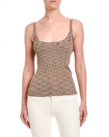 Missoni Space-Dye Scoop Neck Tank Top at Neiman Marcus