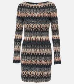 Missoni Wave pattern Minidress at Mytheresa