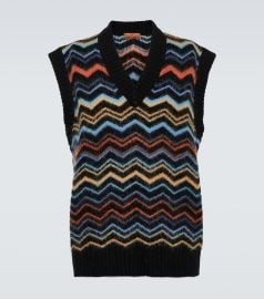 Missoni Zig Zag sweater vest at Mytheresa