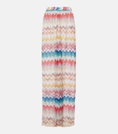 Missoni Zig Zag wide leg Pants at Mytheresa