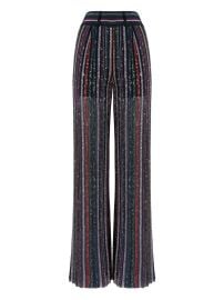 Missoni herringbone-striped sequin-embellished Trousers Black at Farfetch