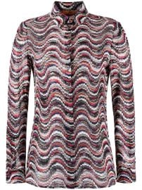 Missoni wavy-jacquard button-up Shirt - at Farfetch