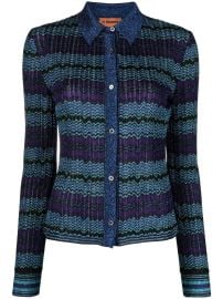 Missoni zig-zag Knit Shirt Cardigan - at Farfetch