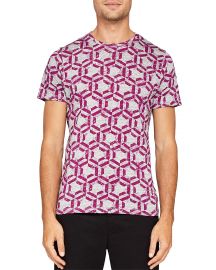 Mitch Hexagon Print Tee at Bloomingdales