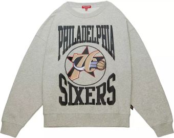 Mitchell Ness Philadelphia 76ers Retro Crewneck Sweatshirt at Dicks Sporting Goods