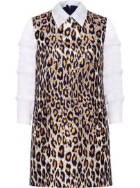 Miu Miu Brocade Leopard Dress - Farfetch at Farfetch