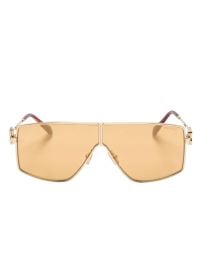 Miu Miu Eyewear oversize-frame Sunglasses Gold at Farfetch