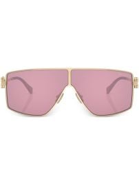 Miu Miu Eyewear oversize-frame Tinted Sunglasses Gold at Farfetch