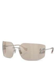 Miu Miu Metal Shield Sunglasses 80mm Bloomingdales at Bloomingdales