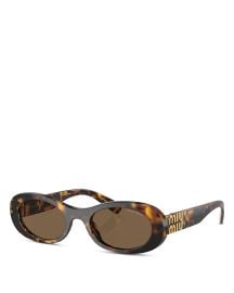 Miu Miu Oval Sunglasses 50mm Bloomingdale39s at Bloomingdales