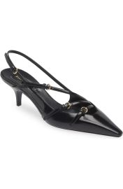 Miu Miu Show Kitten Heel Slingback Pump at Nordstrom