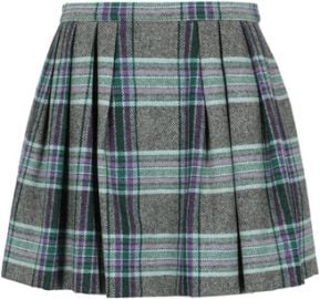 Miu Miu Tartan Skirt at Miu Miu