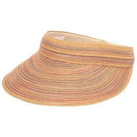 Mixed Braid Brim Visor at San Diego Hat Company