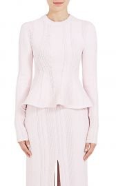 Mixed Compact Knit Peplum Top at Barneys