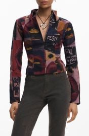 Mixed Print Long Sleeve Shirt at Nordstrom