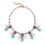 Mixed crystals necklace at J. Crew