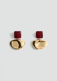 Mixed pendant earrings - Women MANGO USA at Mango