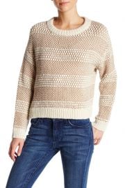 Mixed stitch sweater at Nordstrom Rack