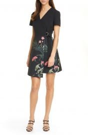 Mizalia Highland Faux Wrap Dress by Ted Baker at Nordstrom