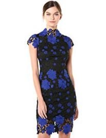 Mock Neck Lace Dress at Amazon