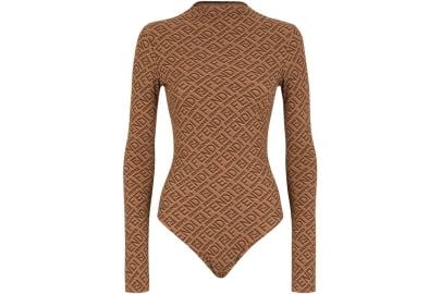 Mock Neck Long Sleeve Bodysuit at Stock X