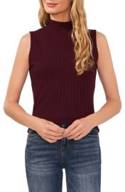 Mock Neck Rib Tank at Nordstrom