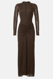 Mock Neck Ruched Dress by Ronny Kobo x RTR Rent the Runway at Rent the Runway