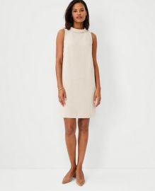 Mock Neck Sheath Dress at Ann Taylor