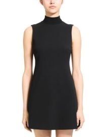 Mock Neck Sleeveless A Line Dress at Bloomingdales