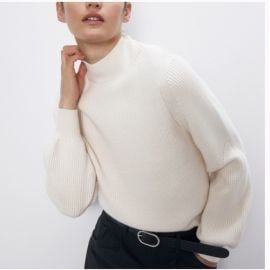 Mock Neck Sweater at Zara