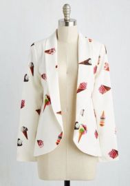 ModCloth Nishe Mind Your Cone Business Blazer at ModCloth