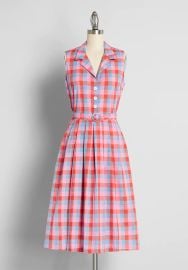 ModCloth x Barbie Pretty Pretty Picnic Fit and Flare Dress at ModCloth