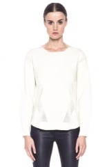 Modern Borders Sweater by Helmut Lang at Forward by Elyse Walker