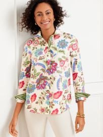 Modern Classic Shirt - Darling Floral Talbots at Talbots