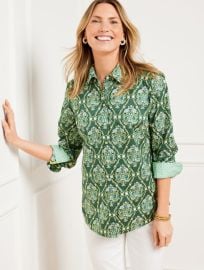 Modern Classic Shirt - Spring Trellis Talbots at Talbots
