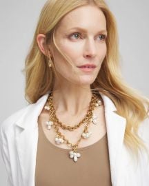 Modern Pearl Clusters Choker Necklace Chicox27s at Chicos