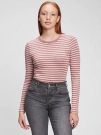 Modern Stripe Crewneck T-Shirt at GAP