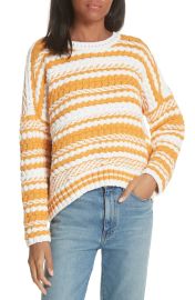 Modeste Chunky Stripe Sweater by Maje worn by Adina Verson on Only Murders in the Building at Nordstrom